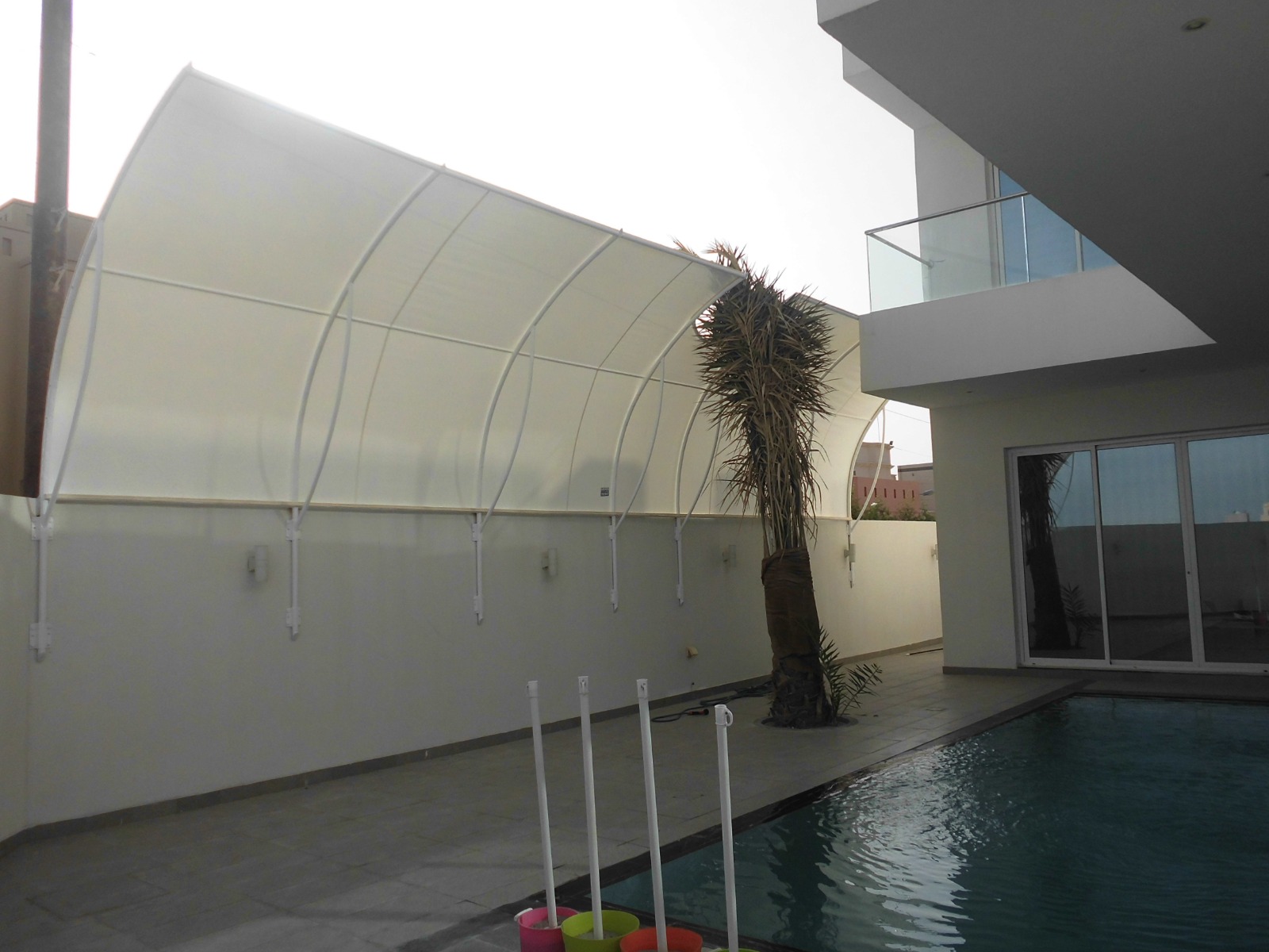 Privacy Wall Fence - HDPE Fabric Screen